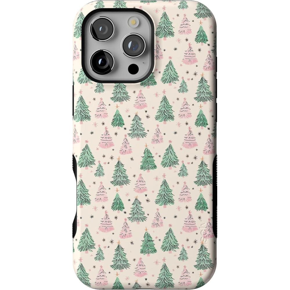 imageCasely iPhone 16 Pro Case  Lookin Pine  Christmas Tree  Bold Protective Design  MagSafe Compatible Design