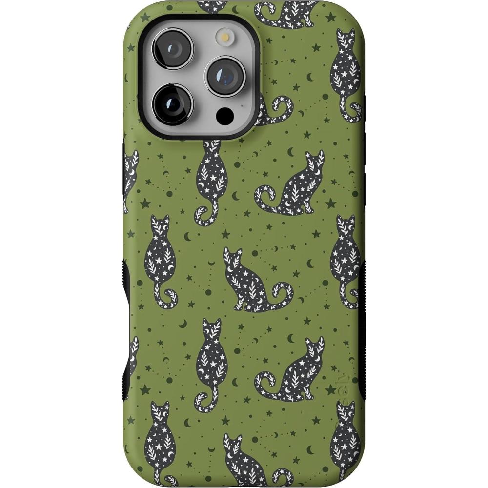 imageCasely iPhone 16 Pro Case  Sabrinas Bestie  Black Cats  Bold Protective Design  MagSafe Compatible Design