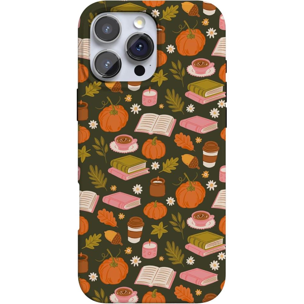 imageCasely iPhone 16 Pro Max Case  Garden Party  Mushroom Floral  Compatible with MagSafe  Classic Ultra Slim DesignSmall Town Magic  Fall Faves