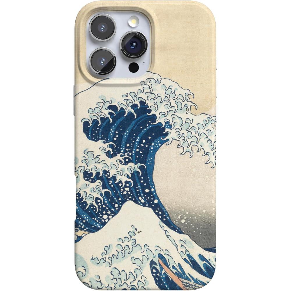 imageCasely iPhone 16 Pro Max Case  Garden Party  Mushroom Floral  Compatible with MagSafe  Classic Ultra Slim DesignThe Great Wave  The Met Museum