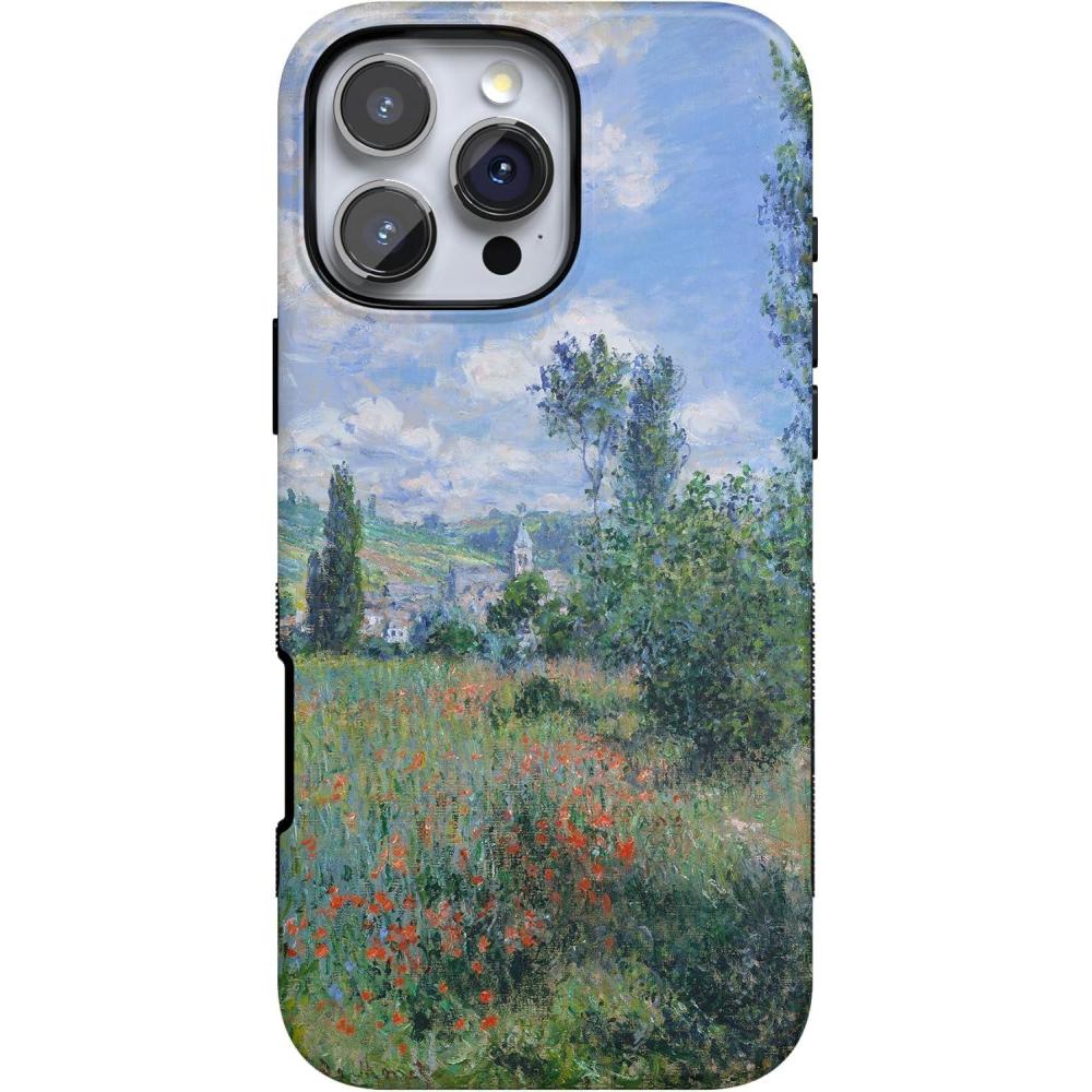 imageCasely iPhone 16 Pro Max Case  Painted Flowers  Frida Kahlo Floral  Bold Protective Design  Compatible with MagSafeMonets View  The Met Museum