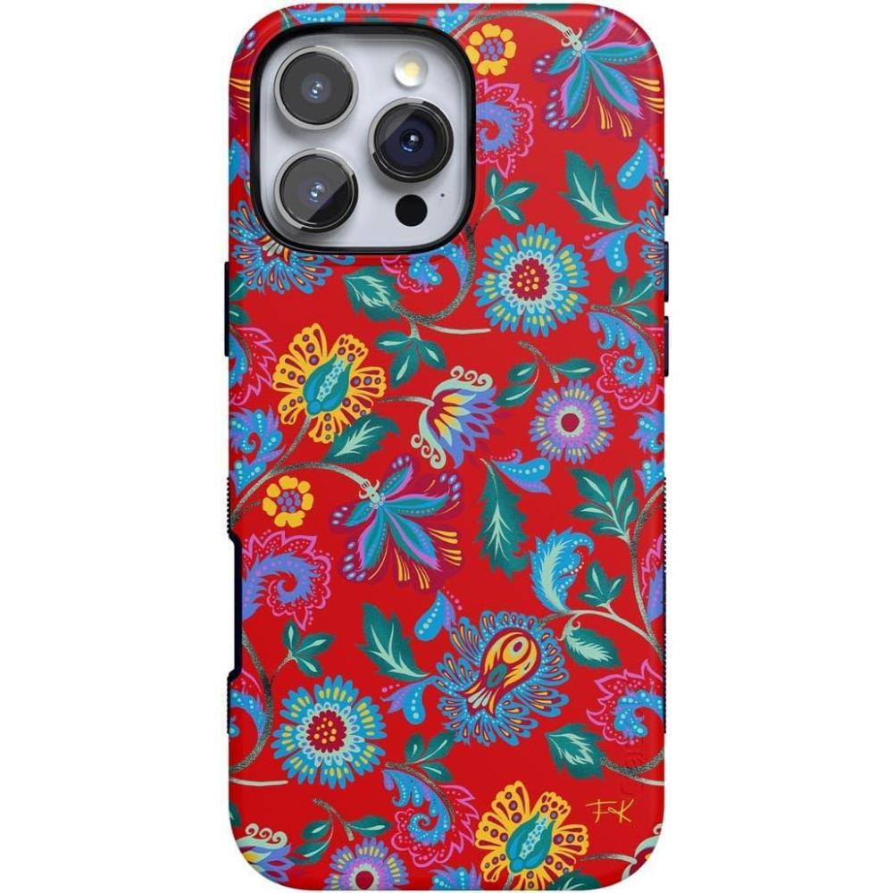 imageCasely iPhone 16 Pro Max Case  Painted Flowers  Frida Kahlo Floral  Bold Protective Design  Compatible with MagSafePainted Flowers  Frida Kahlo Floral