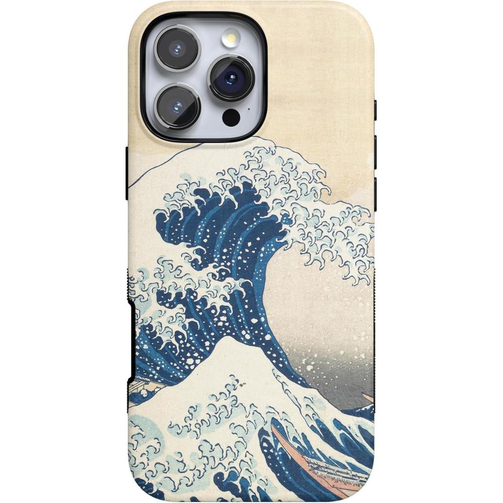 imageCasely iPhone 16 Pro Max Case  Painted Flowers  Frida Kahlo Floral  Bold Protective Design  Compatible with MagSafeThe Great Wave  The Met Museum