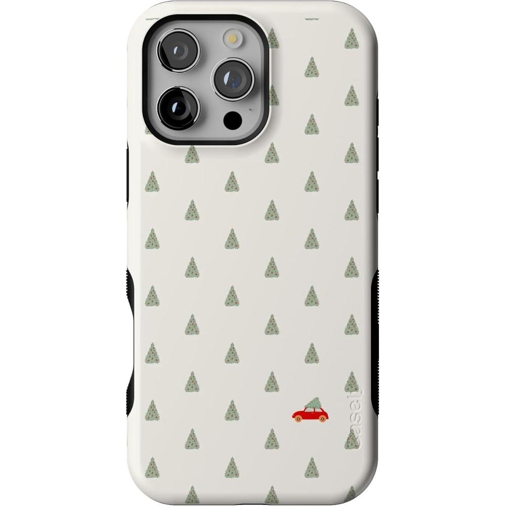 imageCasely iPhone 16 Pro Max Case  Rockin Around  Christmas Tree  Bold Protective Design  MagSafe Compatible Design