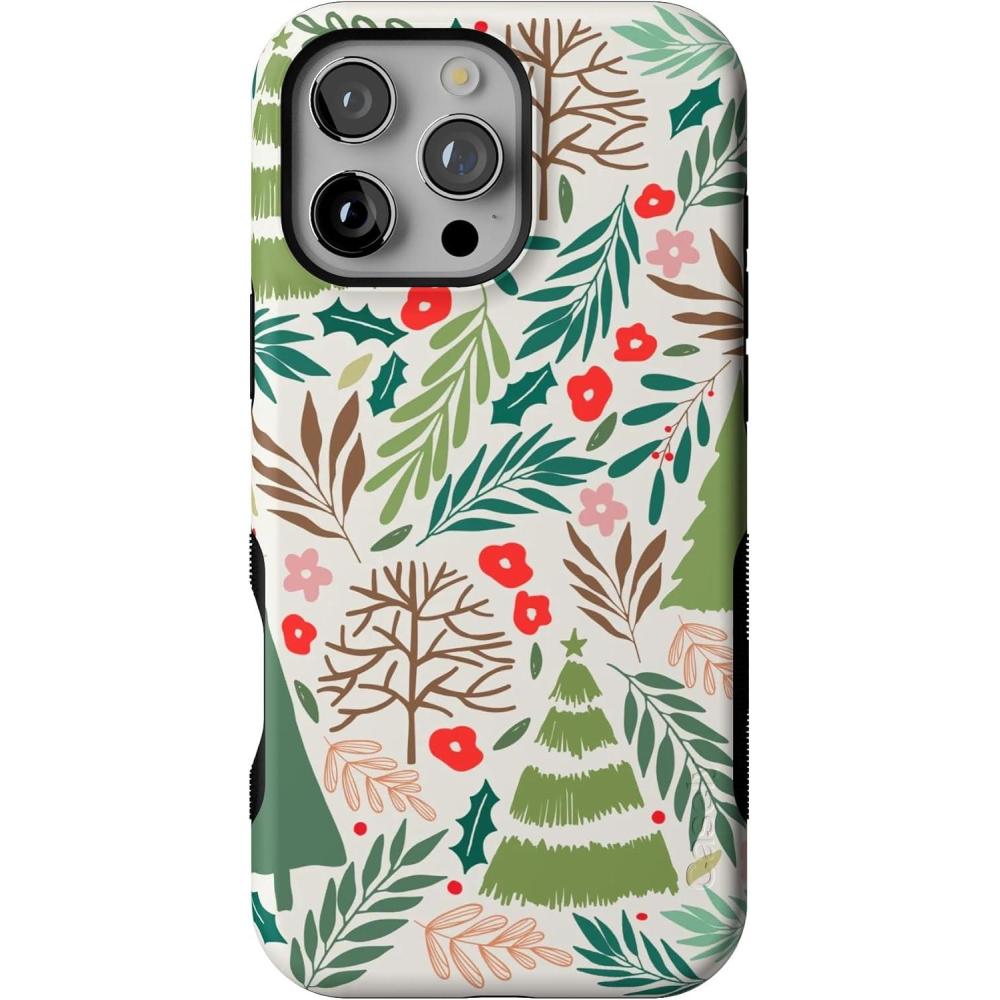 imageCasely iPhone 16 Pro Max Case  Under The Mistletoe  Holiday  Bold Protective Design  MagSafe Compatible Design