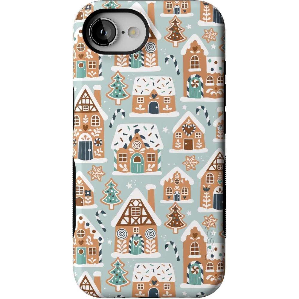 imageCasely iPhone 16e Case  Built Too Sweet  Frosted Village  Bold Protective Design  MagSafe Compatible Design