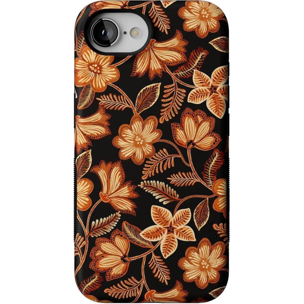 imageCasely iPhone 16e Case  Maple Flowers  Floral Foliage  Bold Protective Design  MagSafe Compatible Design