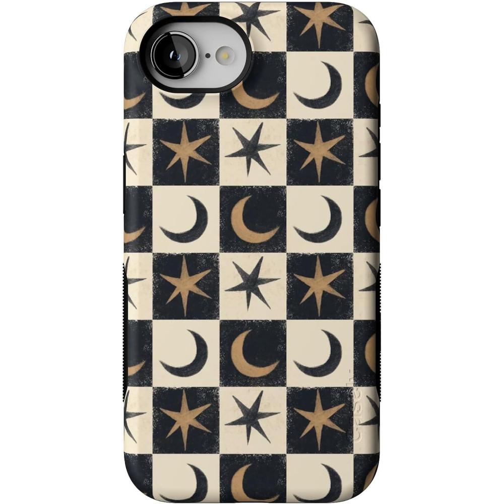 imageCasely iPhone 16e Case  Mystic Moonstar  Black Celestial  Bold Protective Design  MagSafe Compatible Design