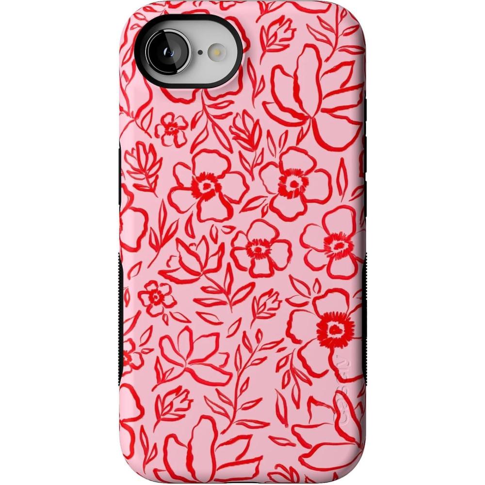 imageCasely iPhone 16e Case  Pandora  The Met Museum  Bold Protective Design  Compatible with MagSafeBlush Garden  Floral Doodle