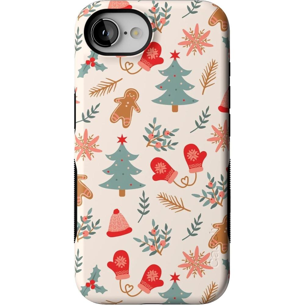 imageCasely iPhone 16e Case  Sugar and Spice  Holiday Cookie  Bold Protective Design  MagSafe Compatible Design