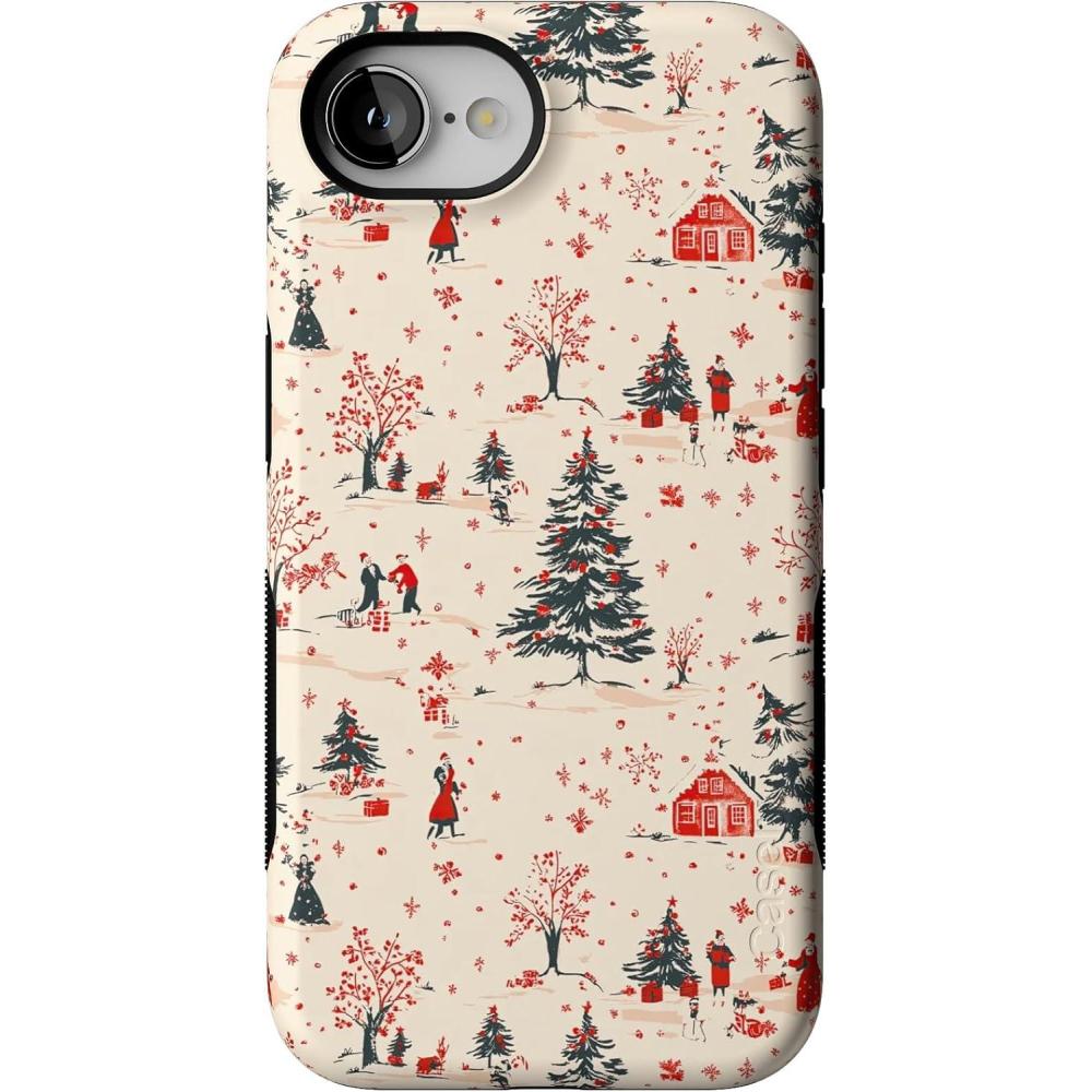 imageCasely iPhone 16e Case  Winter Nostalgia  Vintage Holiday  Bold Protective Design  MagSafe Compatible Design