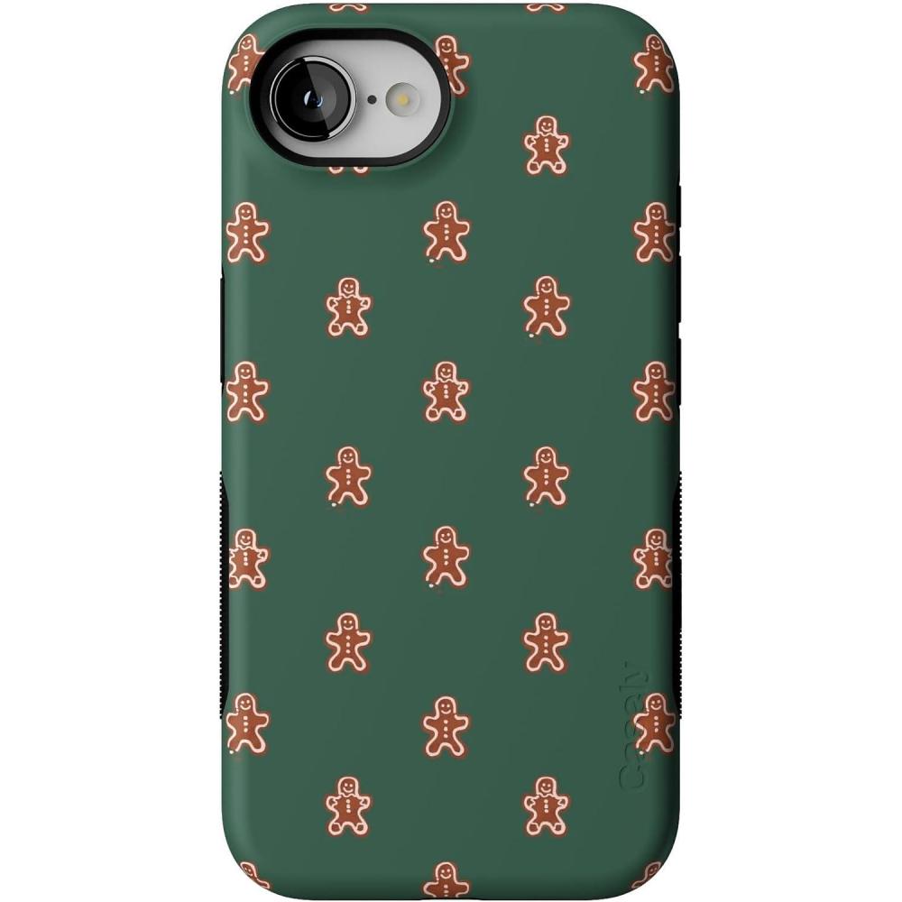 imageCasely iPhone 16e Case  You Cant Catch Me  Gingerbread Man  Bold Protective Design  MagSafe Compatible Design
