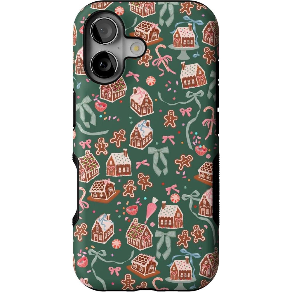 imageCasely iPhone 17 Case  Gingerbread Lane  Holiday Sweets  Bold Protective Design  MagSafe Compatible Design
