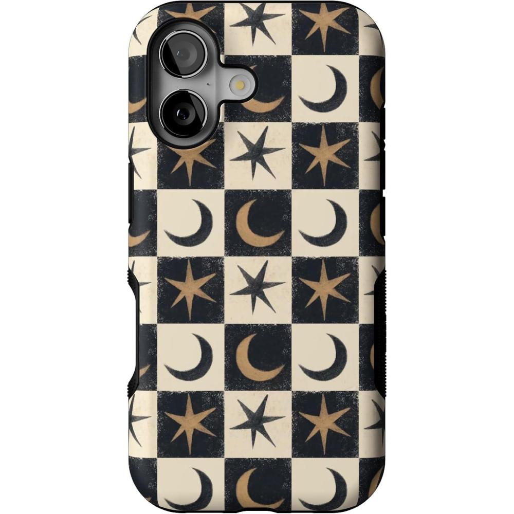 imageCasely iPhone 17 Case  Mystic Moonstar  Black Celestial  Bold Protective Design  MagSafe Compatible Design