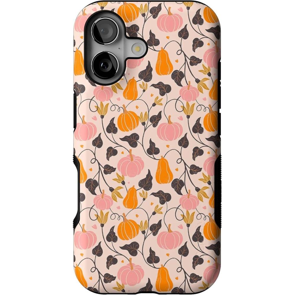 imageCasely iPhone 17 Case  Pumpkin Princess  Harvest Vines  Bold Protective Design  MagSafe Compatible Design