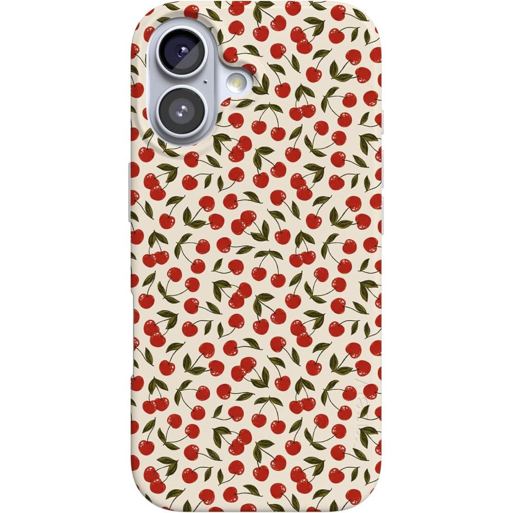 imageCasely iPhone 17 Case  Royal Flush  French Deck  Compatible with MagSafe  Classic Ultra Slim DesignCherry on Top  Red Cherries