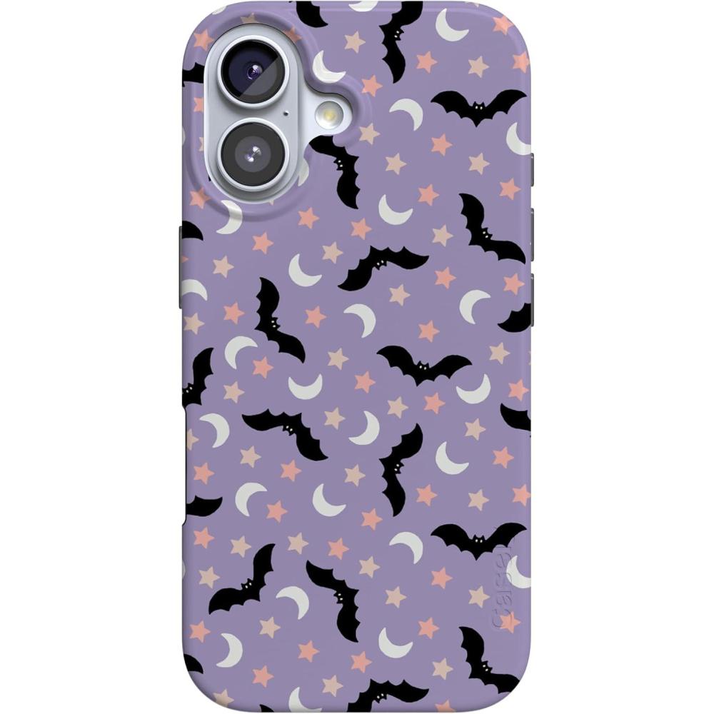 imageCasely iPhone 17 Case  Royal Flush  French Deck  Compatible with MagSafe  Classic Ultra Slim DesignMidnight Flight  Celestial Bats