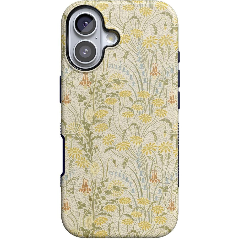 imageCasely iPhone 17 Case  Spot On  Dotted Animal Print  Bold Protective Design  Compatible with MagSafeBoho Blooms  Golden Floral