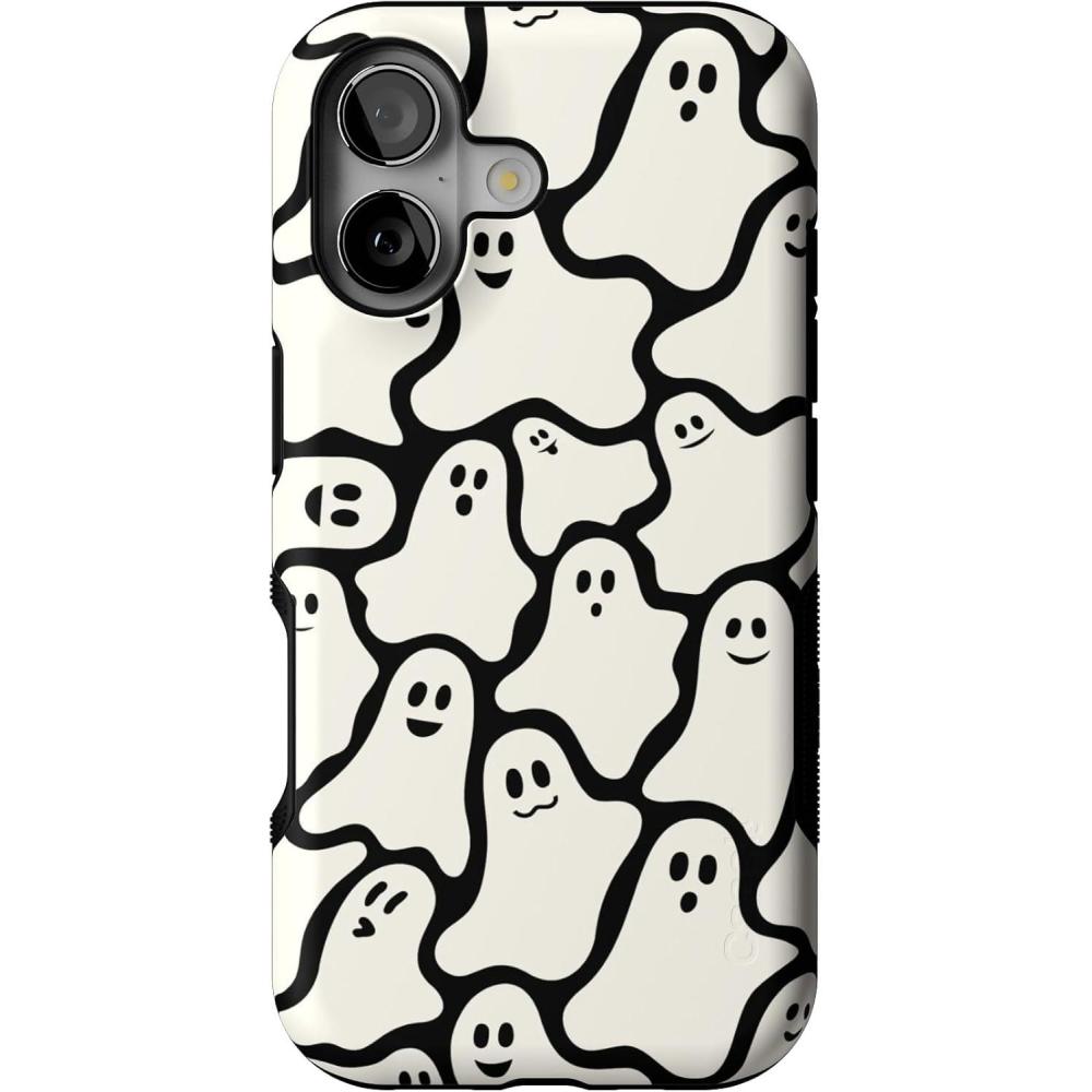 imageCasely iPhone 17 Case  Spot On  Dotted Animal Print  Bold Protective Design  Compatible with MagSafeDont Ghost Me  Halloween