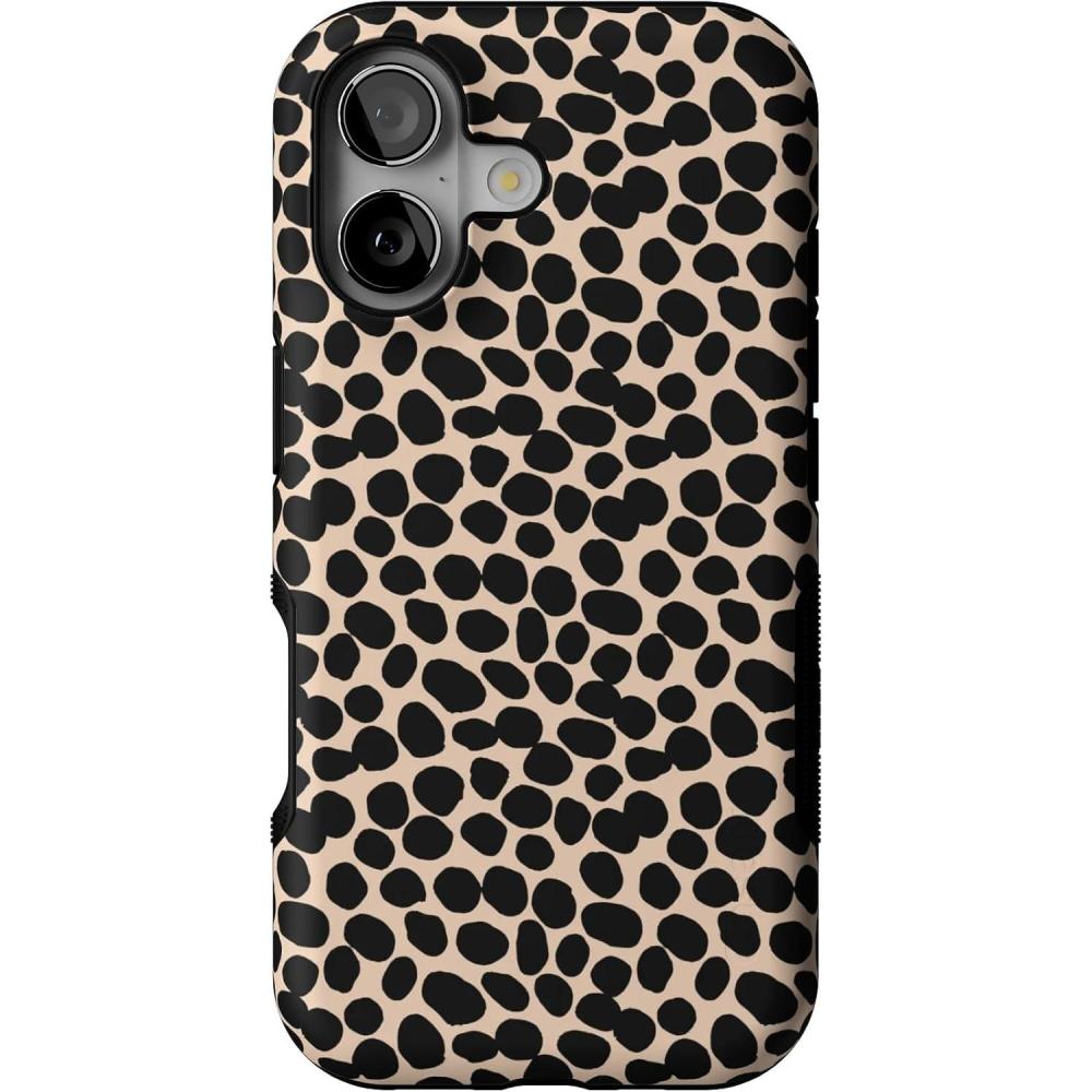 imageCasely iPhone 17 Case  Spot On  Dotted Animal Print  Bold Protective Design  Compatible with MagSafeLost in Spots  Cheetah Print