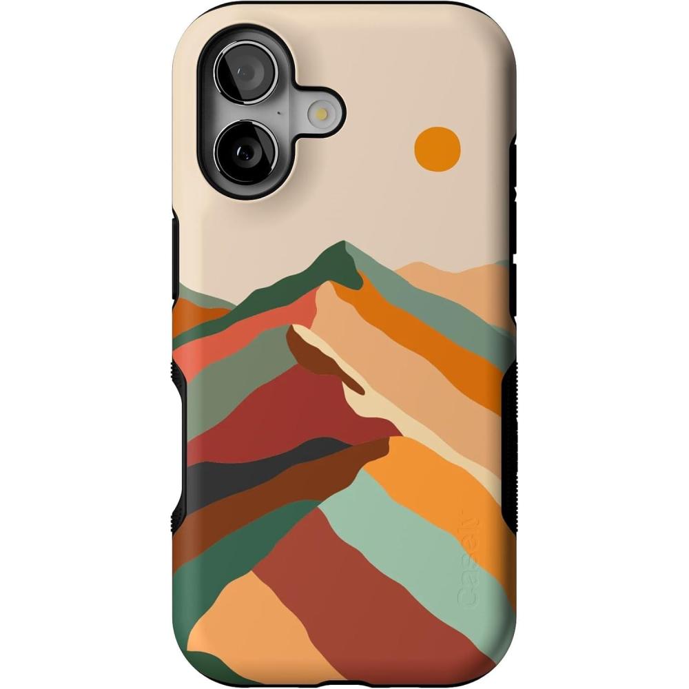 imageCasely iPhone 17 Case  Spot On  Dotted Animal Print  Bold Protective Design  Compatible with MagSafeMagic Mountain  Colorblock