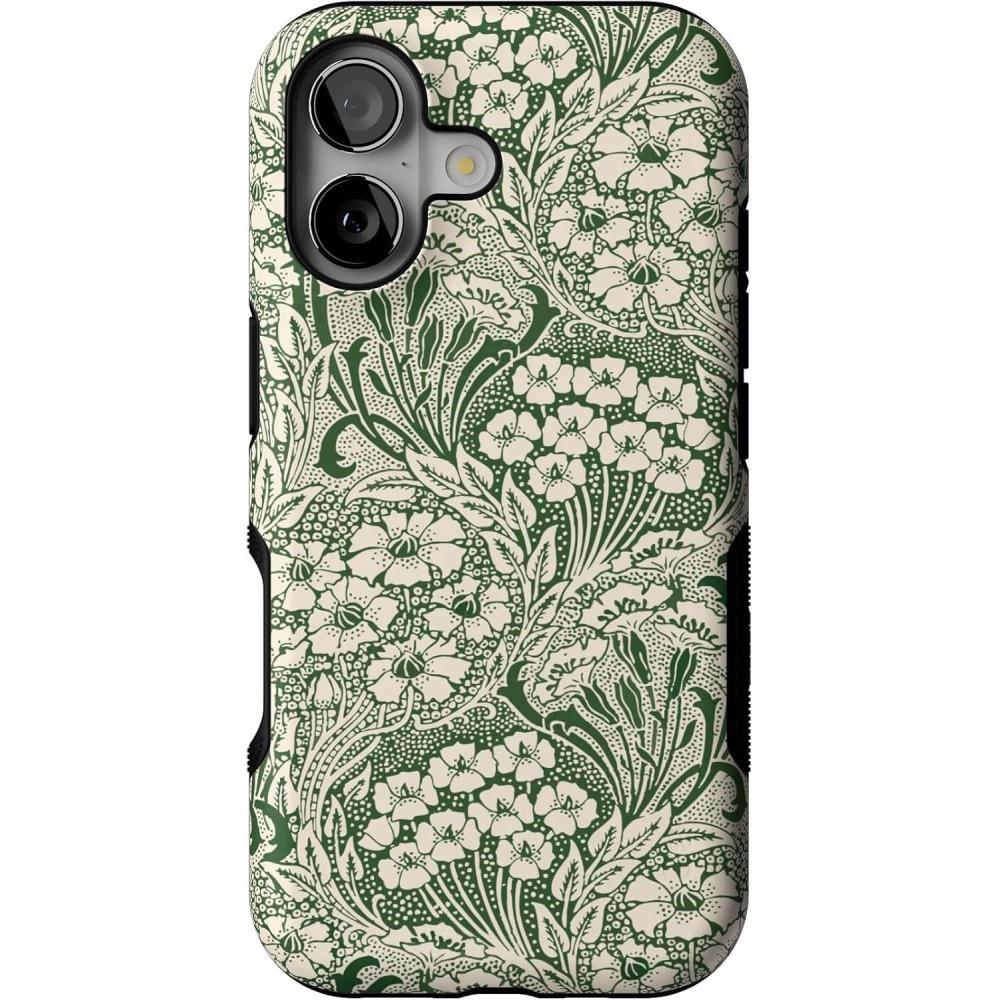 imageCasely iPhone 17 Case  Spot On  Dotted Animal Print  Bold Protective Design  Compatible with MagSafeMystic Meadow  Green Gardens