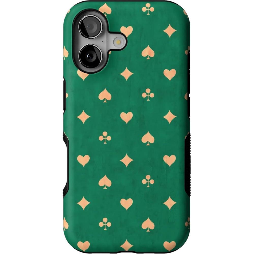 imageCasely iPhone 17 Case  Spot On  Dotted Animal Print  Bold Protective Design  Compatible with MagSafeRoyal Flush  French Deck