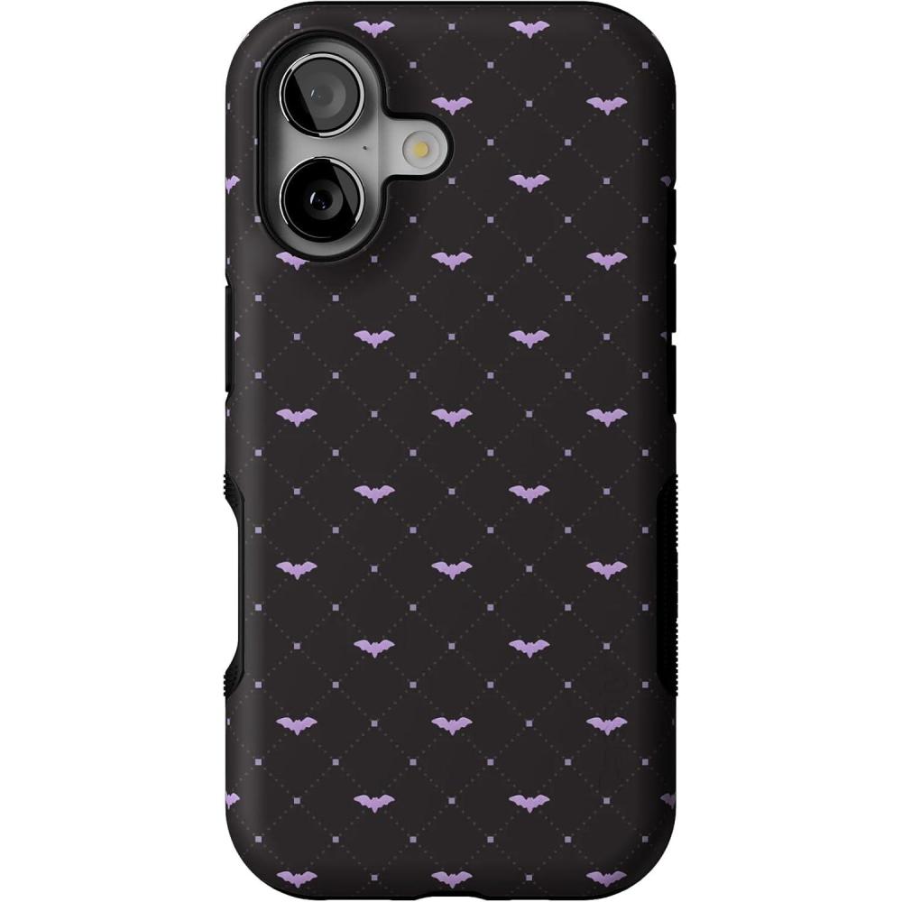 imageCasely iPhone 17 Case  Such a Battie  Purple Bats  Bold Protective Design  MagSafe Compatible Design