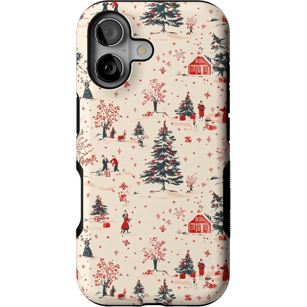 imageCasely iPhone 17 Case  Winter Nostalgia  Vintage Holiday  Bold Protective Design  MagSafe Compatible Design