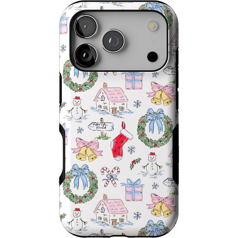 imageCasely iPhone 17 Pro Case  Christmas Morning  Vintage Cartoon  Bold Protective Design  MagSafe Compatible Design