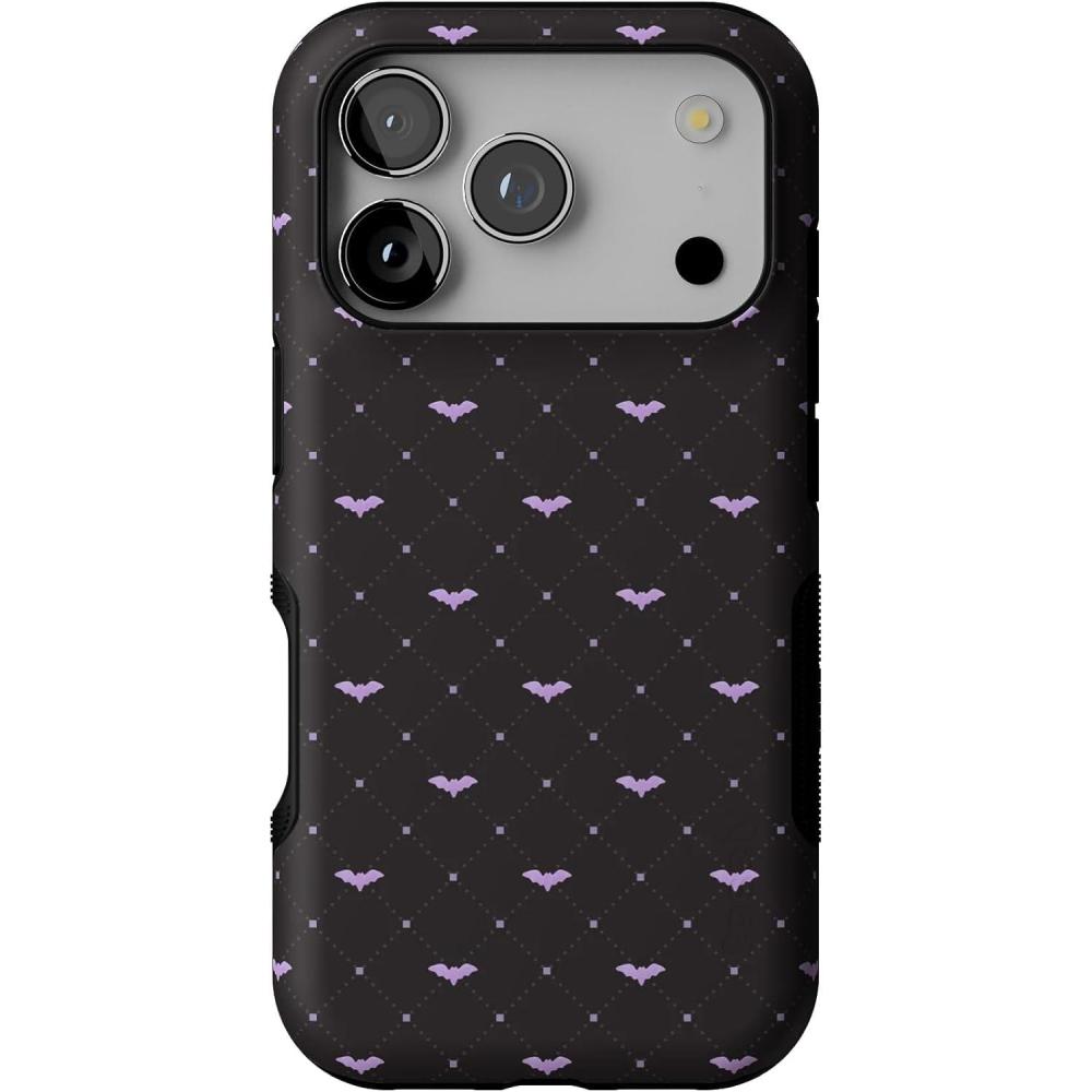 imageCasely iPhone 17 Pro Case  Such a Battie  Purple Bats  Bold Protective Design  MagSafe Compatible Design
