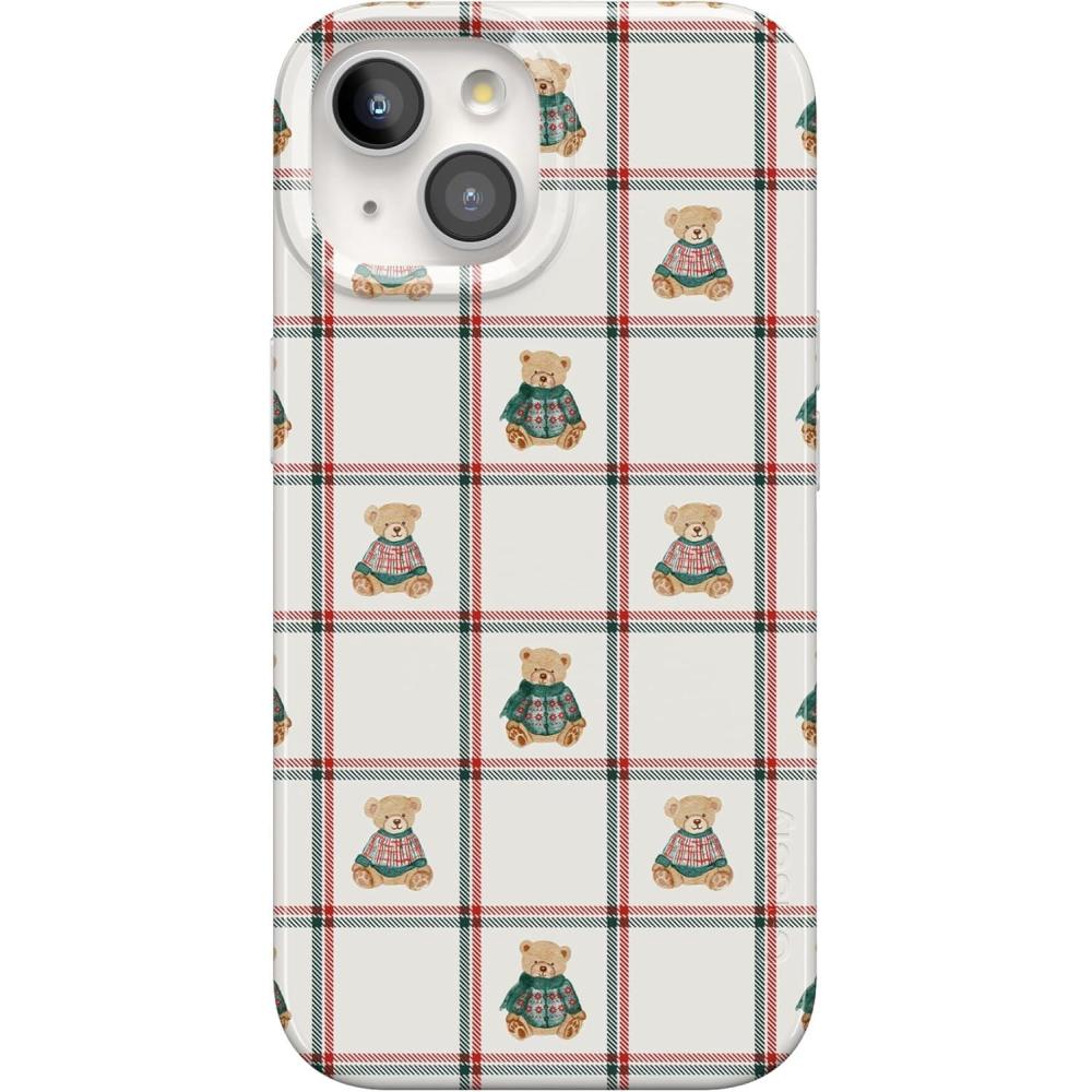 imageCasely iPhone 17 Pro Case  Sugar Plum Fairy  Winter Wonderland  Compatible with MagSafe  Classic Ultra Slim DesignBear Hugs  Teddy Squares