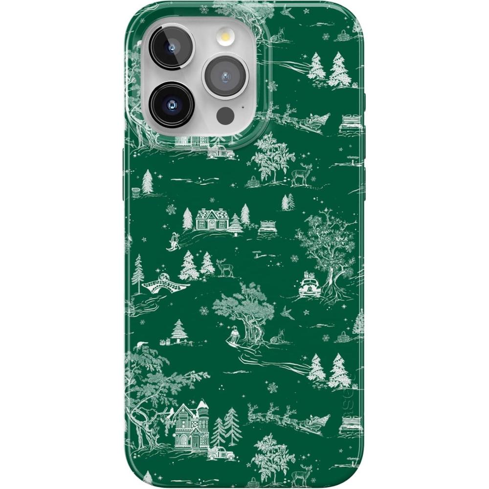 imageCasely iPhone 17 Pro Case  Sugar Plum Fairy  Winter Wonderland  Compatible with MagSafe  Classic Ultra Slim DesignHome for the Holidays  Mountain Town