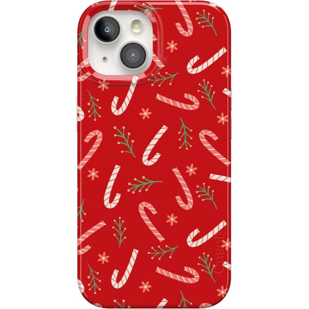 imageCasely iPhone 17 Pro Case  Sugar Plum Fairy  Winter Wonderland  Compatible with MagSafe  Classic Ultra Slim DesignPeppermint Kiss  Candy Cane