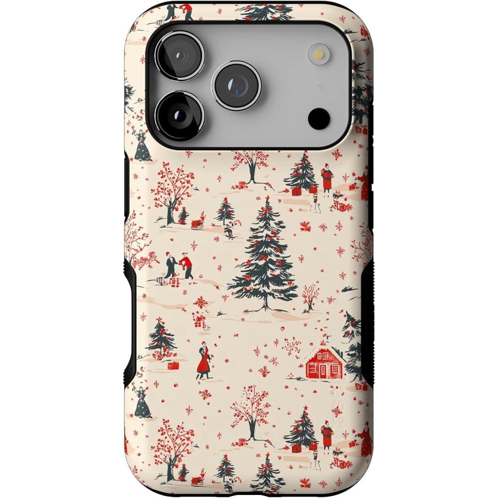 imageCasely iPhone 17 Pro Case  Winter Nostalgia  Vintage Holiday  Bold Protective Design  MagSafe Compatible Design