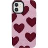 imageCasely iPhone 15 Pro Case  Heart Noir  Tiny Hearts  Bold Protective Design  MagSafe Compatible DesignWhole Lotta Love  Plum Hearts