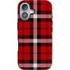 imageCasely iPhone 17 Case  As if  Red Plaid  Bold Protective Design  MagSafe Compatible Design