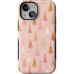 Casely iPhone 13 Mini Case | Bubblegum Forest | Christmas Tree | Bold Protective Design | MagSafe Compatible Design