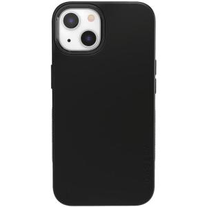 Casely iPhone 13 Mini Case | Not a Phase | Clear Flash Tattoo | Compatible with MagSafe | Classic Ultra Slim Design(Black on Black)