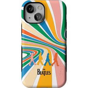 Casely iPhone 13 Mini Case | Not a Phase | Clear Flash Tattoo | Compatible with MagSafe | Classic Ultra Slim Design(Come Together | The Beatles Abbey Road)