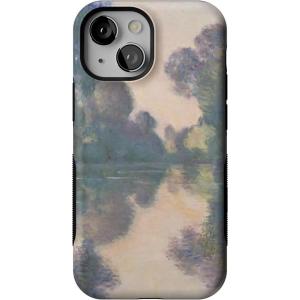 Casely iPhone 13 Mini Case | Not a Phase | Clear Flash Tattoo | Compatible with MagSafe | Classic Ultra Slim Design(Monet’s Morning | The Met Museum)