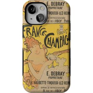 Casely iPhone 13 Mini Case | Not a Phase | Clear Flash Tattoo | Compatible with MagSafe | Classic Ultra Slim Design(Van Gogh | French Bubbly)