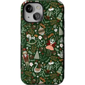 Casely iPhone 13 Mini Case | Sugar Plum Fairy | Winter Wonderland | Bold Protective Design | MagSafe Compatible Design