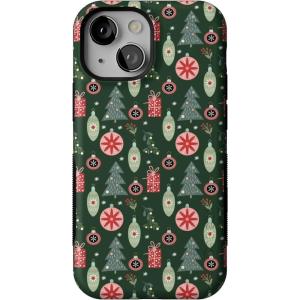 Casely iPhone 13 Mini Case | Tinsel Town | Christmas Ornament | Bold Protective Design | MagSafe Compatible Design