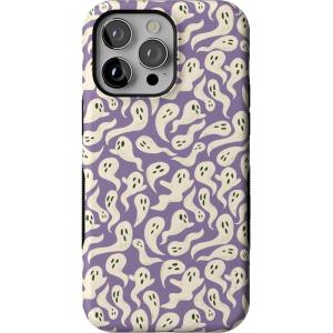 Casely iPhone 13 Pro Case | All Boo’d Up | Purple Ghost | Bold Protective Design | MagSafe Compatible Design