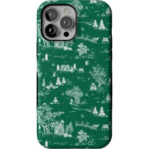 Casely iPhone 13 Pro Max Case | Home for The Holidays | Mountain Town | Bold Protective Design | MagSafe Compatible Design