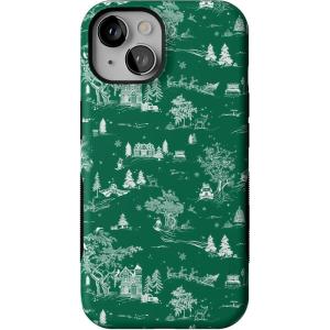 Casely iPhone 14 Case | Home for The Holidays | Mountain Town | Bold Protective Design | MagSafe Compatible Design