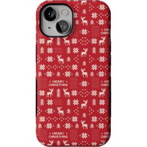 Casely iPhone 14 Case | Stocking Stuffer | Christmas Knit | Bold Protective Design | MagSafe Compatible Design