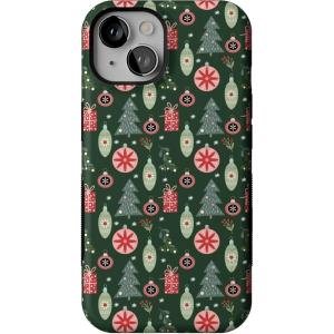 Casely iPhone 14 Case | Tinsel Town | Christmas Ornament | Bold Protective Design | MagSafe Compatible Design