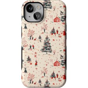 Casely iPhone 14 Case | Winter Nostalgia | Vintage Holiday | Bold Protective Design | MagSafe Compatible Design
